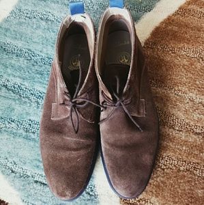 CLARKS BROWN BOOTS MEN